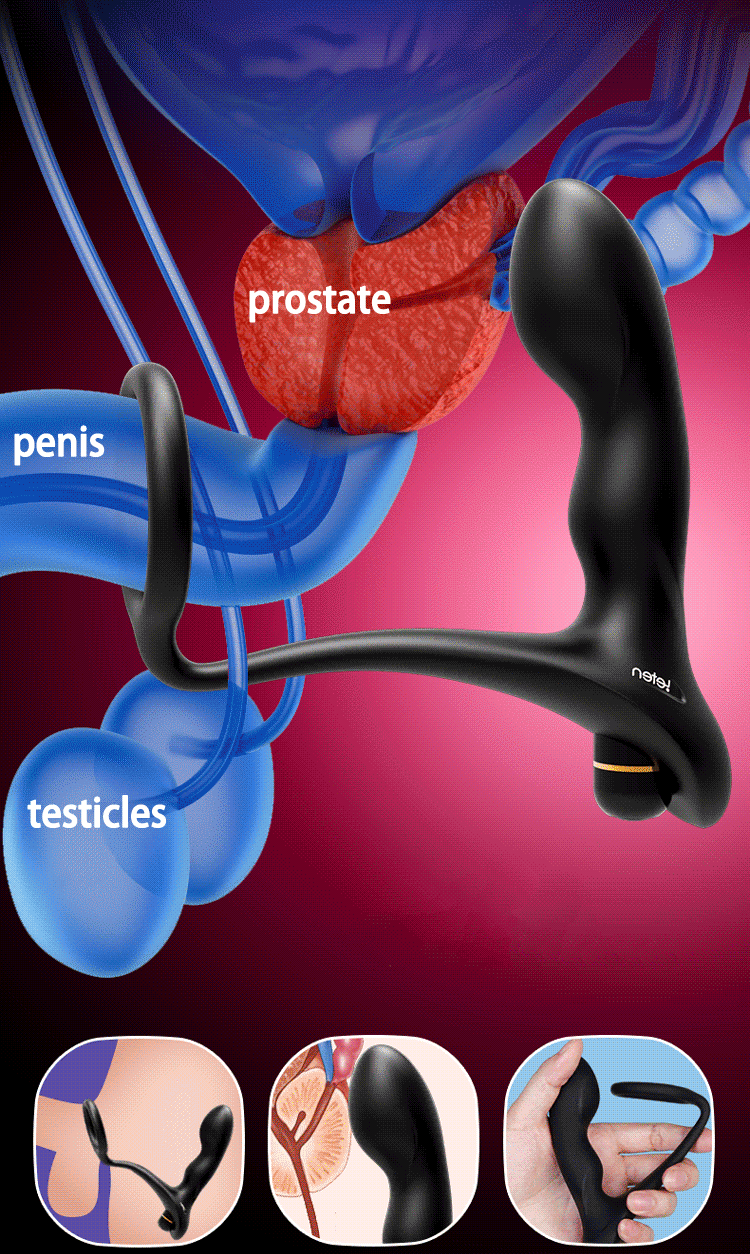 Leten Silicone Prostate Massager Anal Plug Leten Silicone Prostate Massager Anal Plug