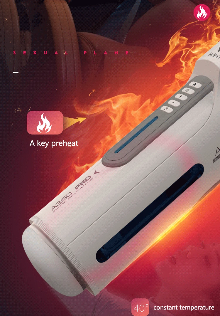 Leten A380 Pro - 350 times/min Piston 16 cm Long Channel Intelligent Voice Heating