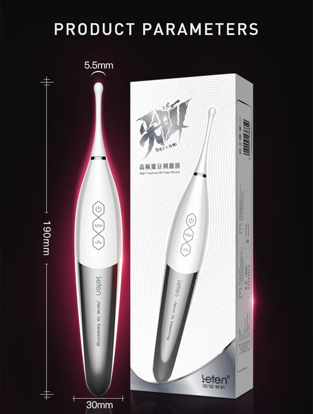Leten Climax Pen Clitoral stimulator