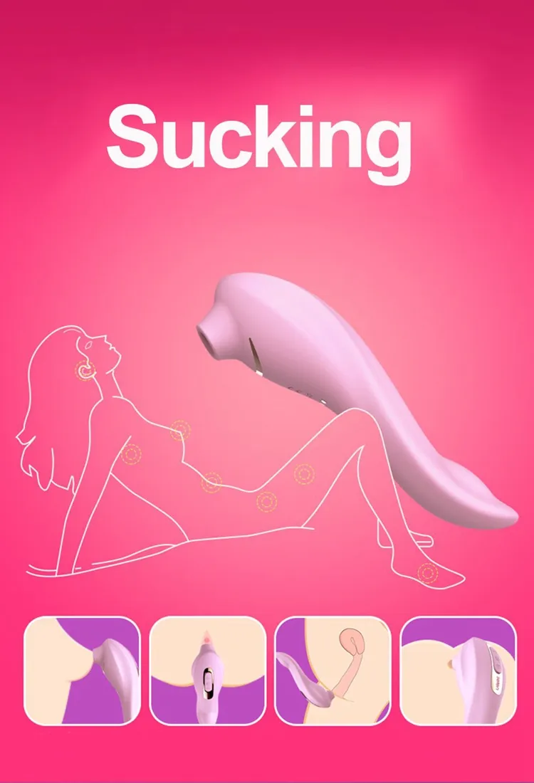 Leten Silicone Sucking Vibrator