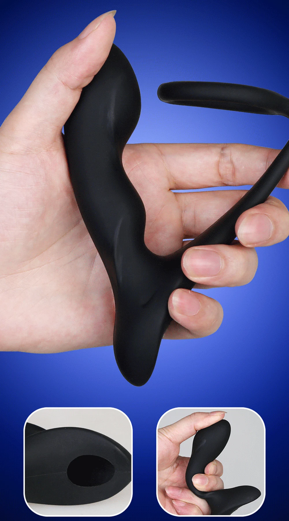 Leten Silicone Prostate Massager Anal Plug 1-0