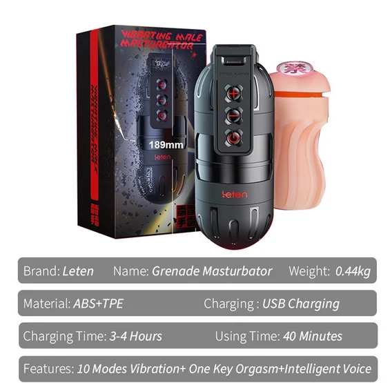 Leten Grenade Fleshlight Pocket Pussy Leten Grenade Fleshlight Pocket Pussy - Image 4