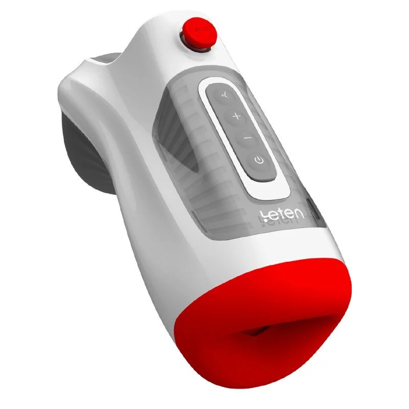 Leten SM 330 - Masturbateur automatique avec fonction de vibration, succion et gémissement Leten Deep Throat Air Control Vacuum Sucking Blowjob Masturbator – Image 7