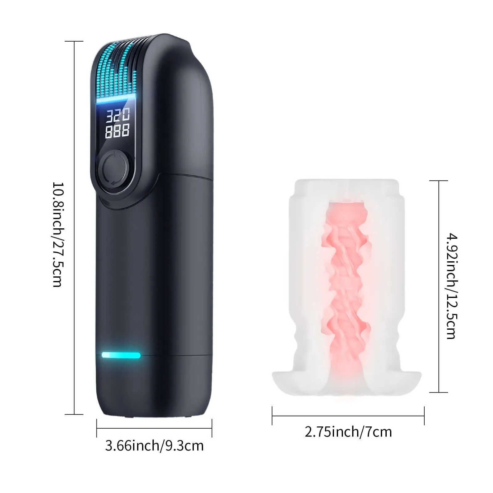 Leten Intelligent Dual Heating 9 Voice & Scene Penis Trainer Leten Intelligent Dual Heating 9 Voice & Scene Penis Trainer - Image 2